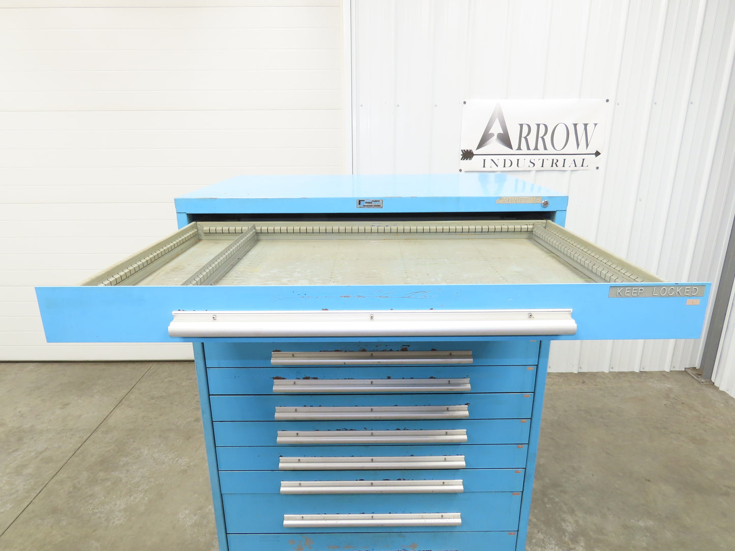 Nu-Era Modular Tool Storage Cabinet 12 Drawer 45x28x61" Stanley Vidmar Lista