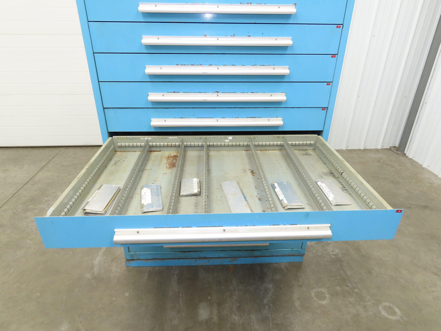 Nu-Era Modular Tool Storage Cabinet 10 Drawer 45x28x61" Stanley Vidmar Lista