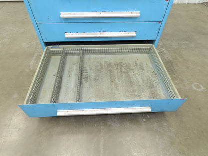Nu-Era Modular Tool Storage Cabinet 10 Drawer 45x28x61" Stanley Vidmar Lista