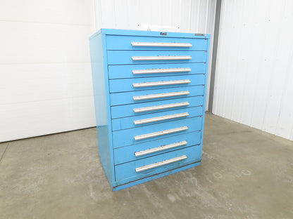 Nu-Era Modular Tool Storage Cabinet 10 Drawer 45x28x61" Stanley Vidmar Lista