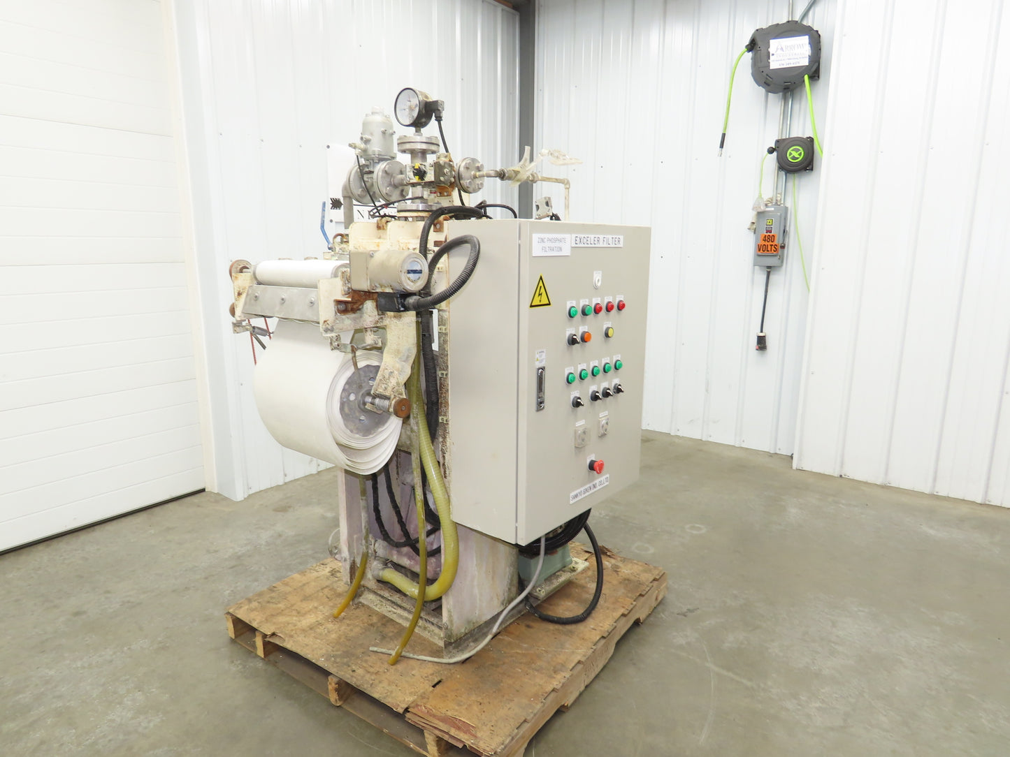 Sankyo EFC-10L Exceler Filter Automatic Press Filter Dewatering 230V 3Ph