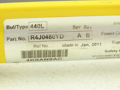 Allen Bradley 440L-R4J0480YD Light Curtain Guardmaster Receiver Only Ser A Rev B