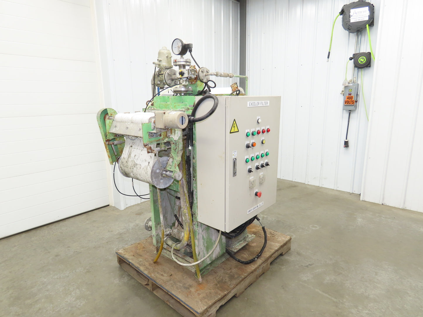 Sankyo EFC-10L Exceler Filter Automatic Press Filter Dewatering 230V 3Ph
