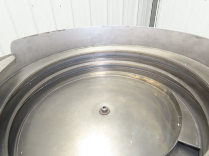 18" Vibratory Bowl Parts Feeder 115V Magnetic Coil Stainless 7/8" Wide Product