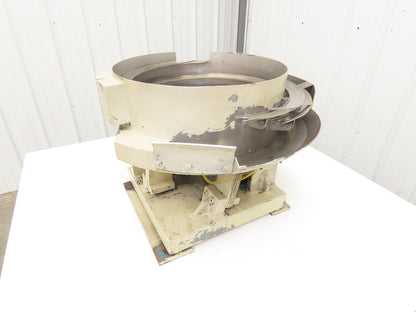 18" Vibratory Bowl Parts Feeder 115V Magnetic Coil Stainless 7/8" Wide Product