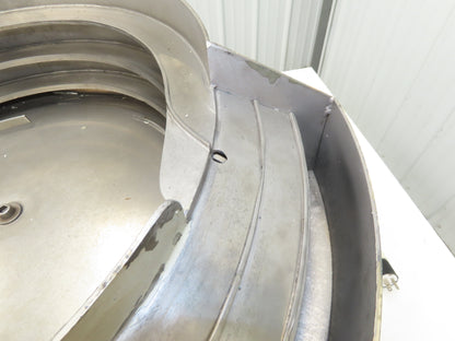 18" Vibratory Bowl Parts Feeder 115V Magnetic Coil Stainless 7/8" Wide Product