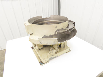 18" Vibratory Bowl Parts Feeder 115V Magnetic Coil Stainless 7/8" Wide Product