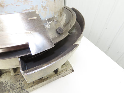 18" Vibratory Bowl Parts Feeder 115V Magnetic Coil Stainless 15/16" Wide Product