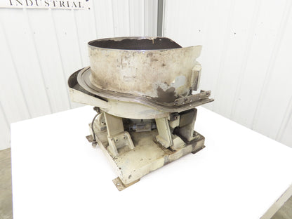 18" Vibratory Bowl Parts Feeder 115V Magnetic Coil Stainless 15/16" Wide Product