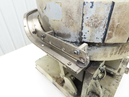 18" Vibratory Bowl Parts Feeder 115V Magnetic Coil Stainless 15/16" Wide Product