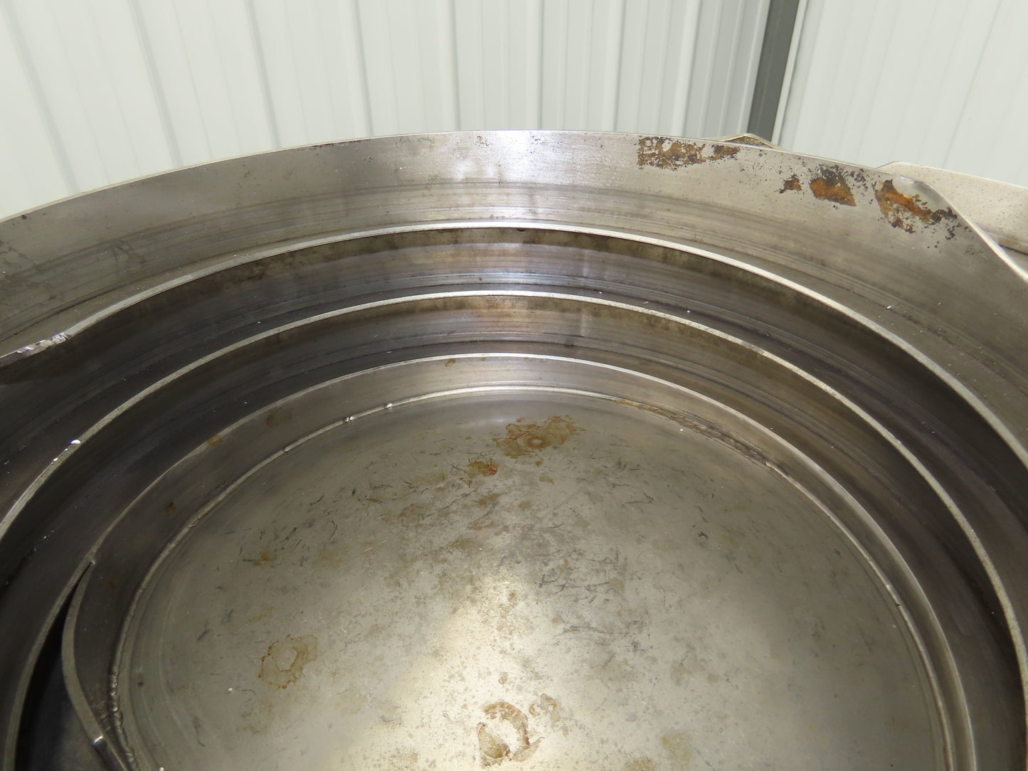 Mid West 12" Vibratory Bowl Parts Feeder 115V Magnetic Coil Stainless 5/16"