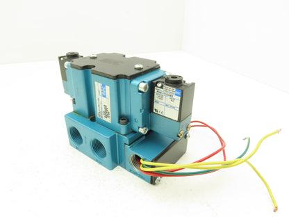 MAC 6521B-311-PM-111DA Pneumatic Solenoid Valve 150PSI 120V 3/4"NPT Manifold