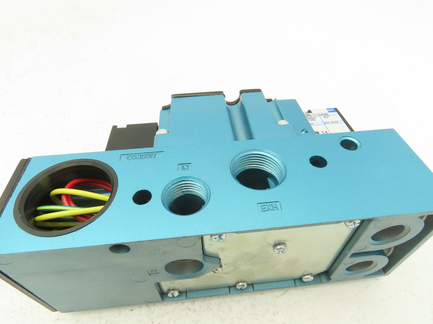 MAC 6321D-513-PM-111DA Pneumatic Solenoid Valve 150PSI 120V 1/2"NPT Manifold