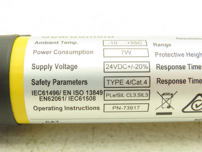 Allen Bradley 440L-T4J0320YD Light Curtain Guardmaster Transmitter Ser A Rev A