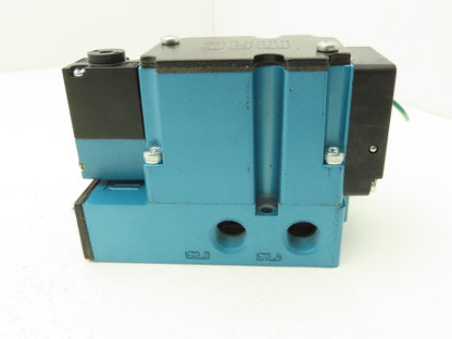 MAC 6311D-212-PM-111DA Pneumatic Solenoid Valve 150PSI 120V 3/8"NPT Manifold