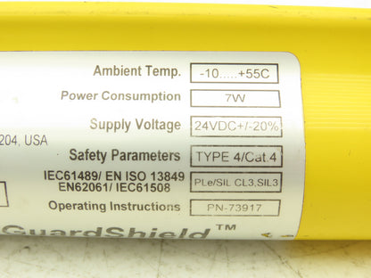 Allen Bradley 440L-T4J0320YD Light Curtain Guardmaster Transmitter Ser A Rev A