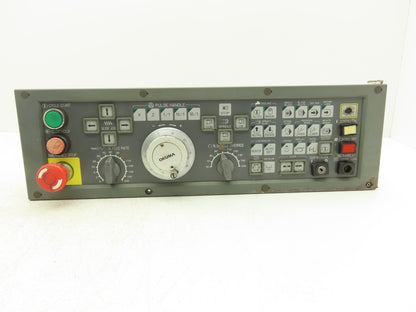 Okuma E0105-566-055-3 HMI Keypad Operator Control Panel With E-Stop & MPG Wheel