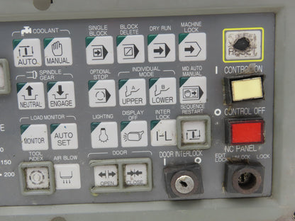 Okuma E0105-566-055-3 HMI Keypad Operator Control Panel With E-Stop & MPG Wheel