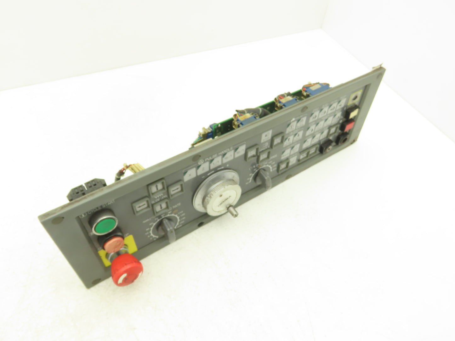 Okuma E0105-566-055-3 HMI Keypad Operator Control Panel With E-Stop & MPG Wheel