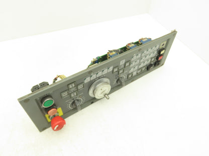 Okuma E0105-566-055-3 HMI Keypad Operator Control Panel With E-Stop & MPG Wheel