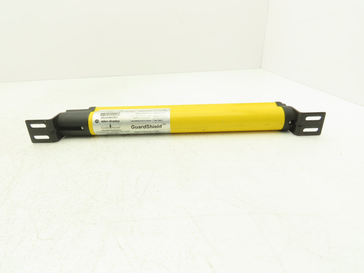 Allen Bradley 440L-T4J0320YD Light Curtain Guardmaster Transmitter Ser A Rev A