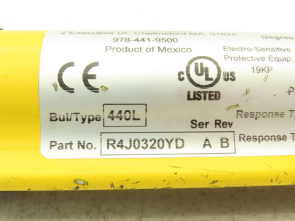 Allen Bradley 440L-R4J0320YD Light Curtain Guardmaster Transmitter Ser A Rev B