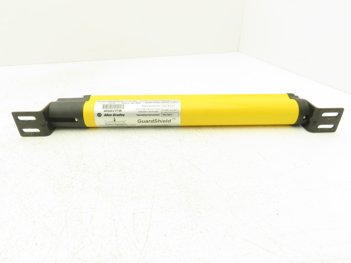 Allen Bradley 440L-R4J0320YD Light Curtain Guardmaster Transmitter Ser A Rev B