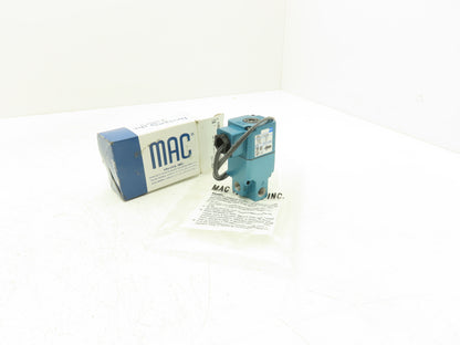 MAC 225B-111CCAA Pneumatic Solenoid Valve 120VAC 24VDC 1/4"NPT