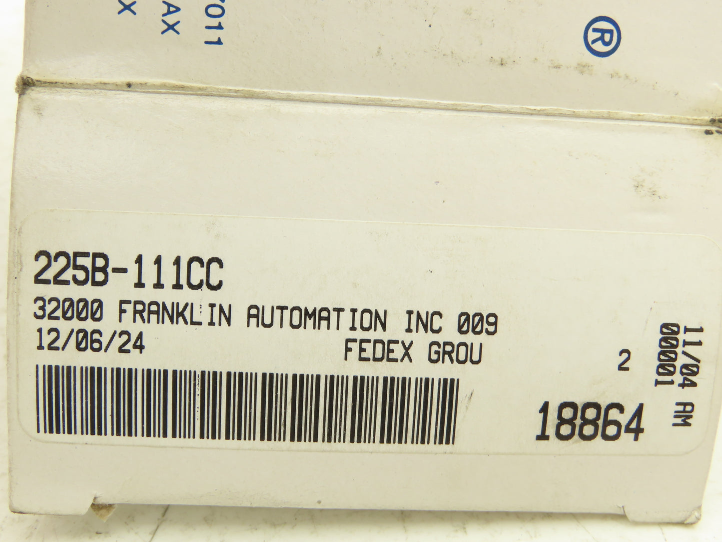 MAC 225B-111CCAA Pneumatic Solenoid Valve 120VAC 24VDC 1/4"NPT