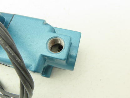 MAC 225B-111CCAA Pneumatic Solenoid Valve 120VAC 24VDC 1/4"NPT