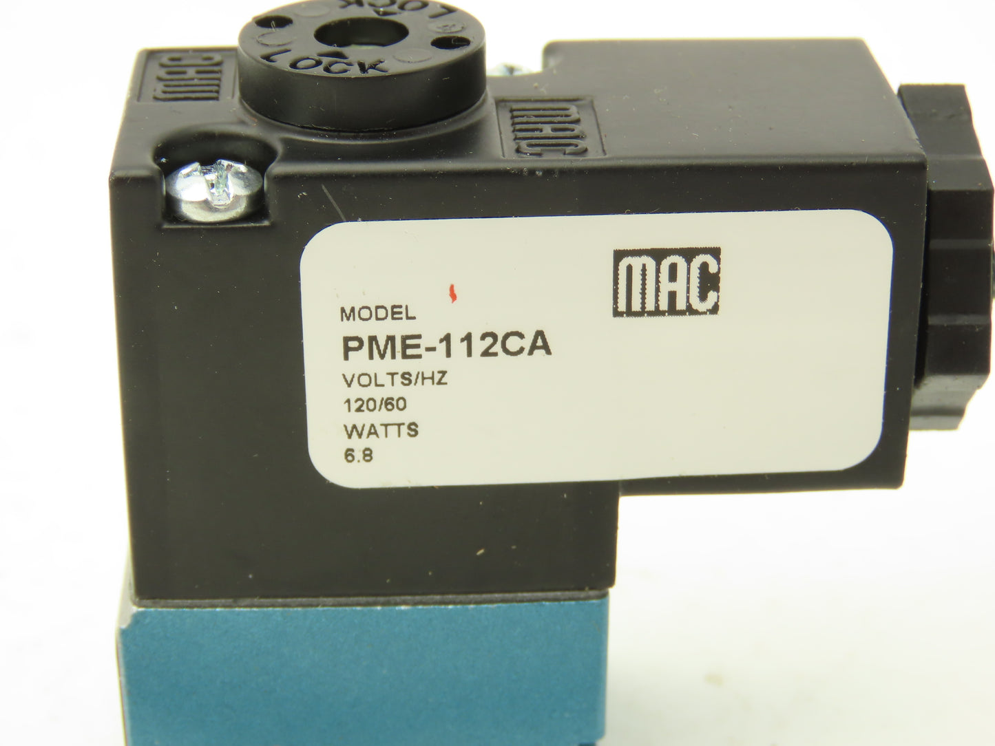 MAC Valves PME-112CA Pneumatic Solenoid Valve Coil 120V PME-112CAAA