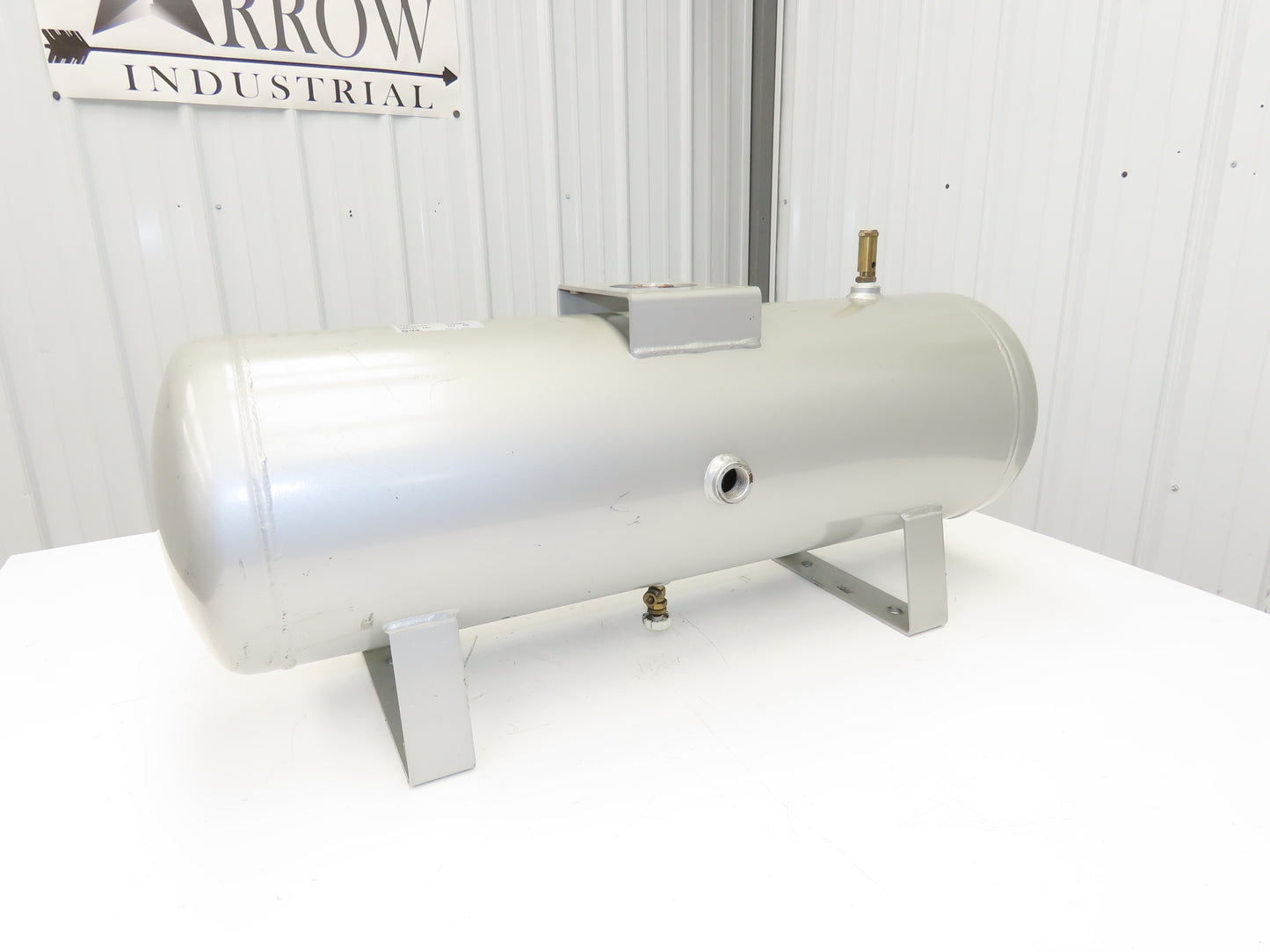 SMC VBAT38A1-RV Pneumatic Air Tank 1 Bar 145PSI 10 Gallon Capacity Compressed