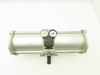 SMC VBAT38A1-RV Pneumatic Air Booster Regulator 1 Bar 145PSI