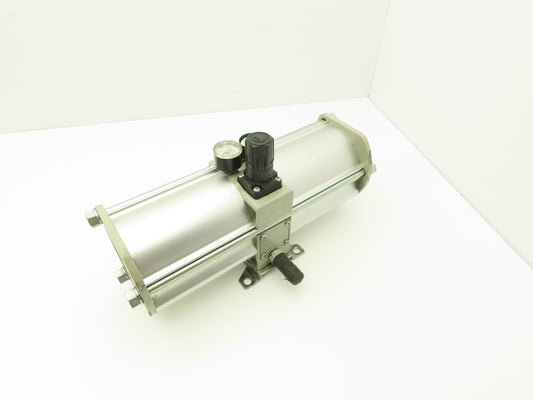 SMC VBAT38A1-RV Pneumatic Air Booster Regulator 1 Bar 145PSI