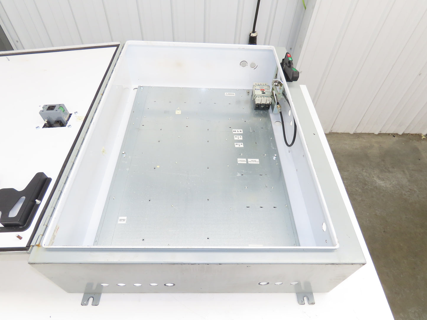 Hoffman A42SA3212 Electrical Enclosure 42x32x10" 30A Disconnect Backpanel JIC
