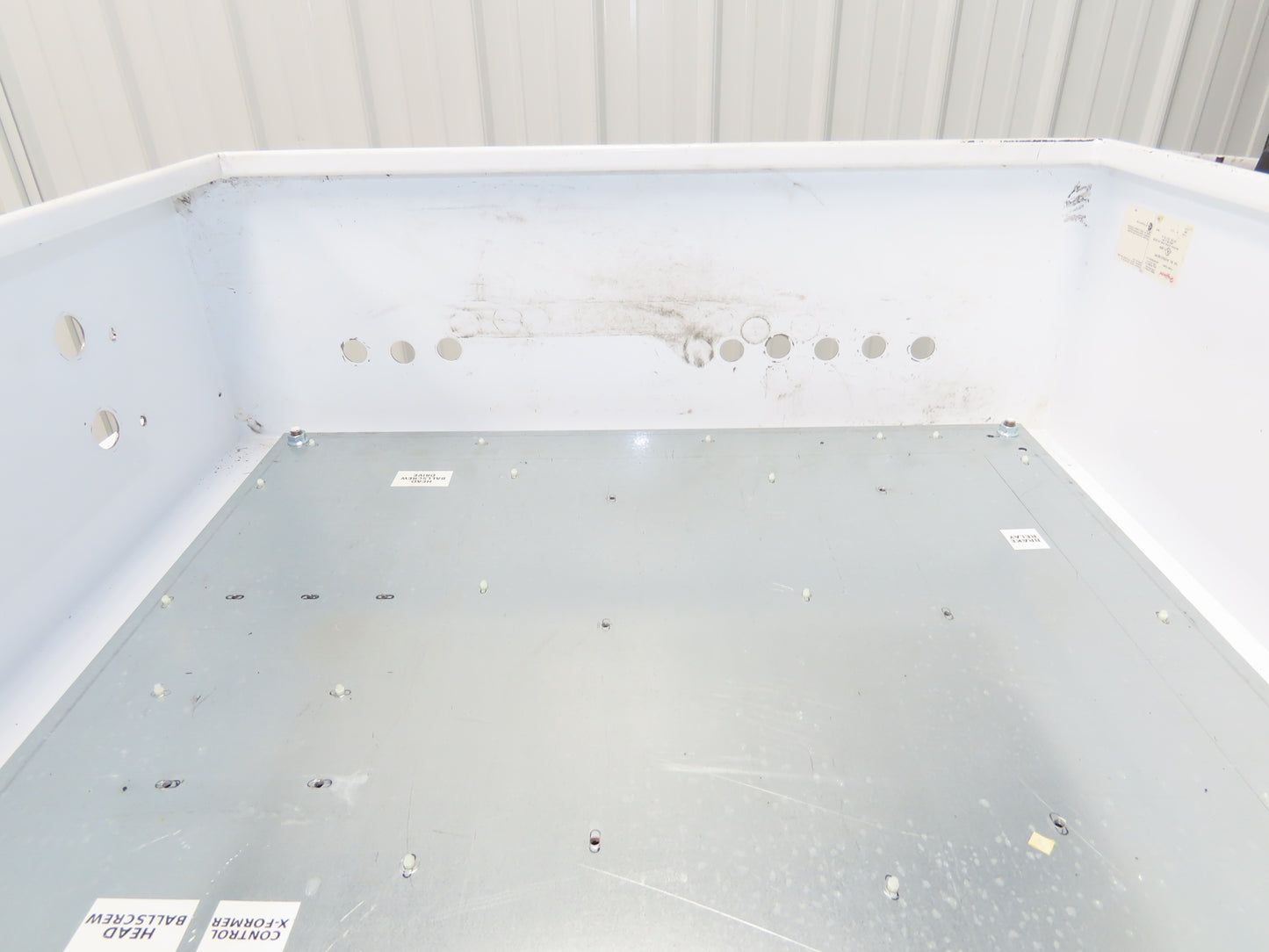 Hoffman A42SA3212 Electrical Enclosure 42x32x10" 30A Disconnect Backpanel JIC
