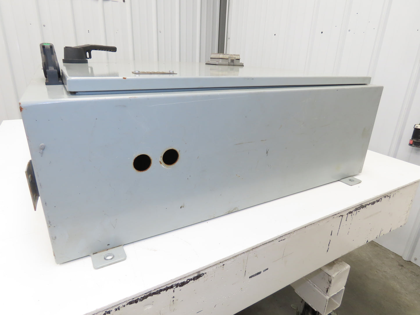 Hoffman A42SA3212 Electrical Enclosure 42x32x10" 30A Disconnect Backpanel JIC