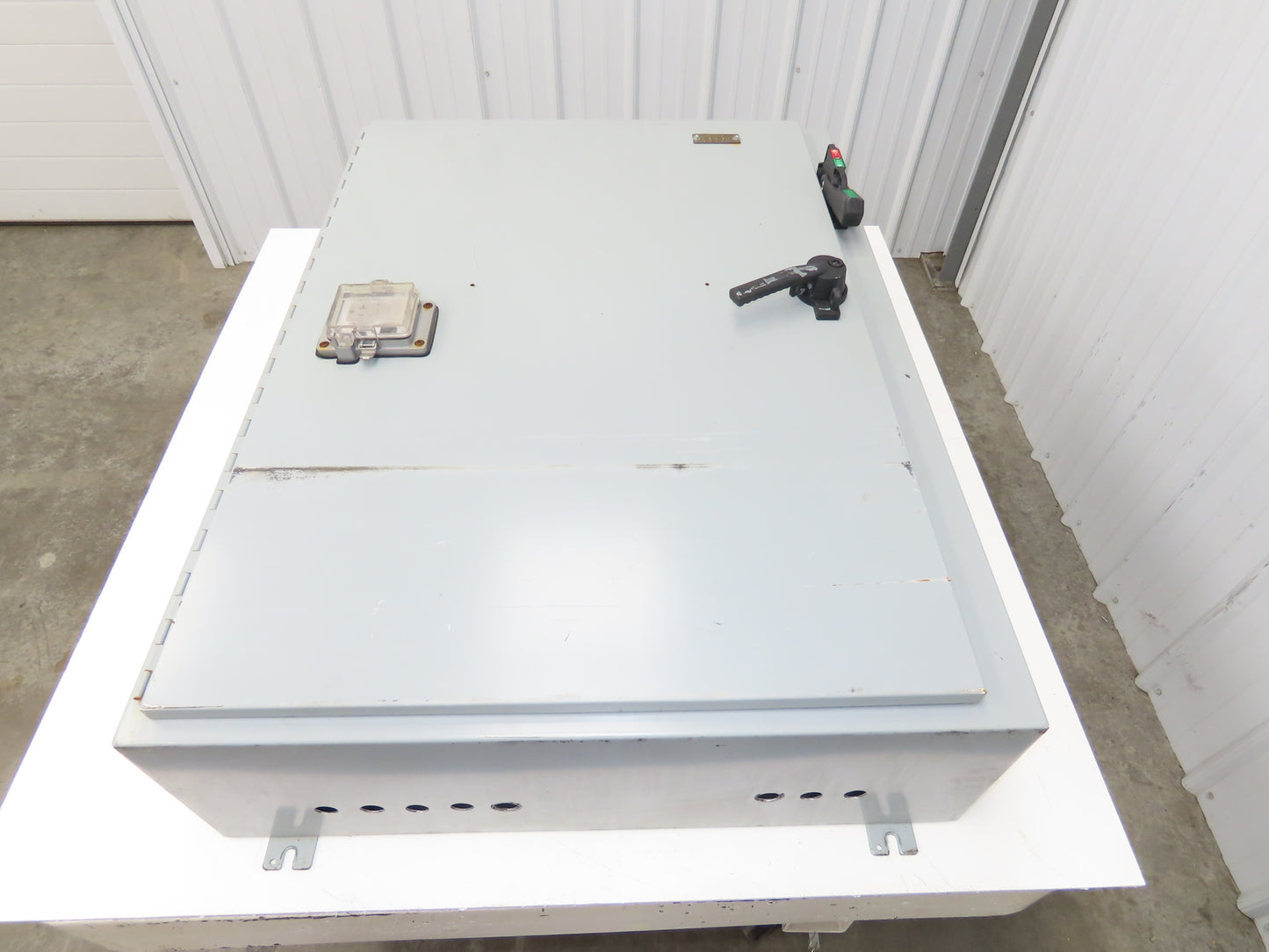 Hoffman A42SA3212 Electrical Enclosure 42x32x10" 30A Disconnect Backpanel JIC