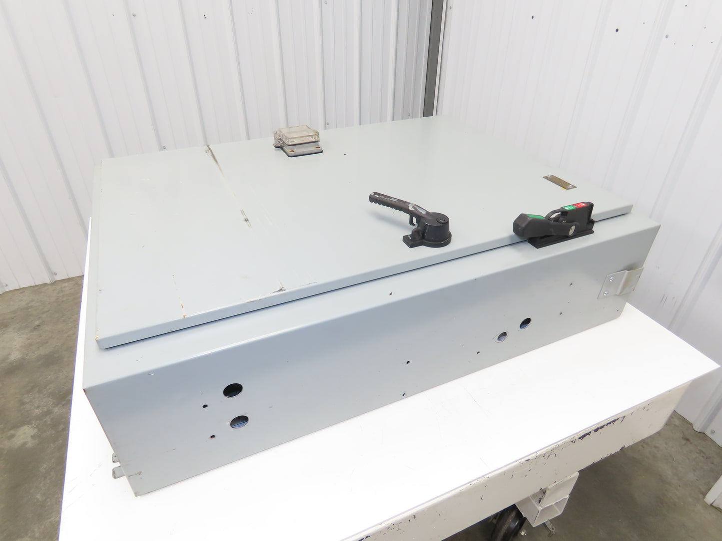 Hoffman A42SA3212 Electrical Enclosure 42x32x10" 30A Disconnect Backpanel JIC