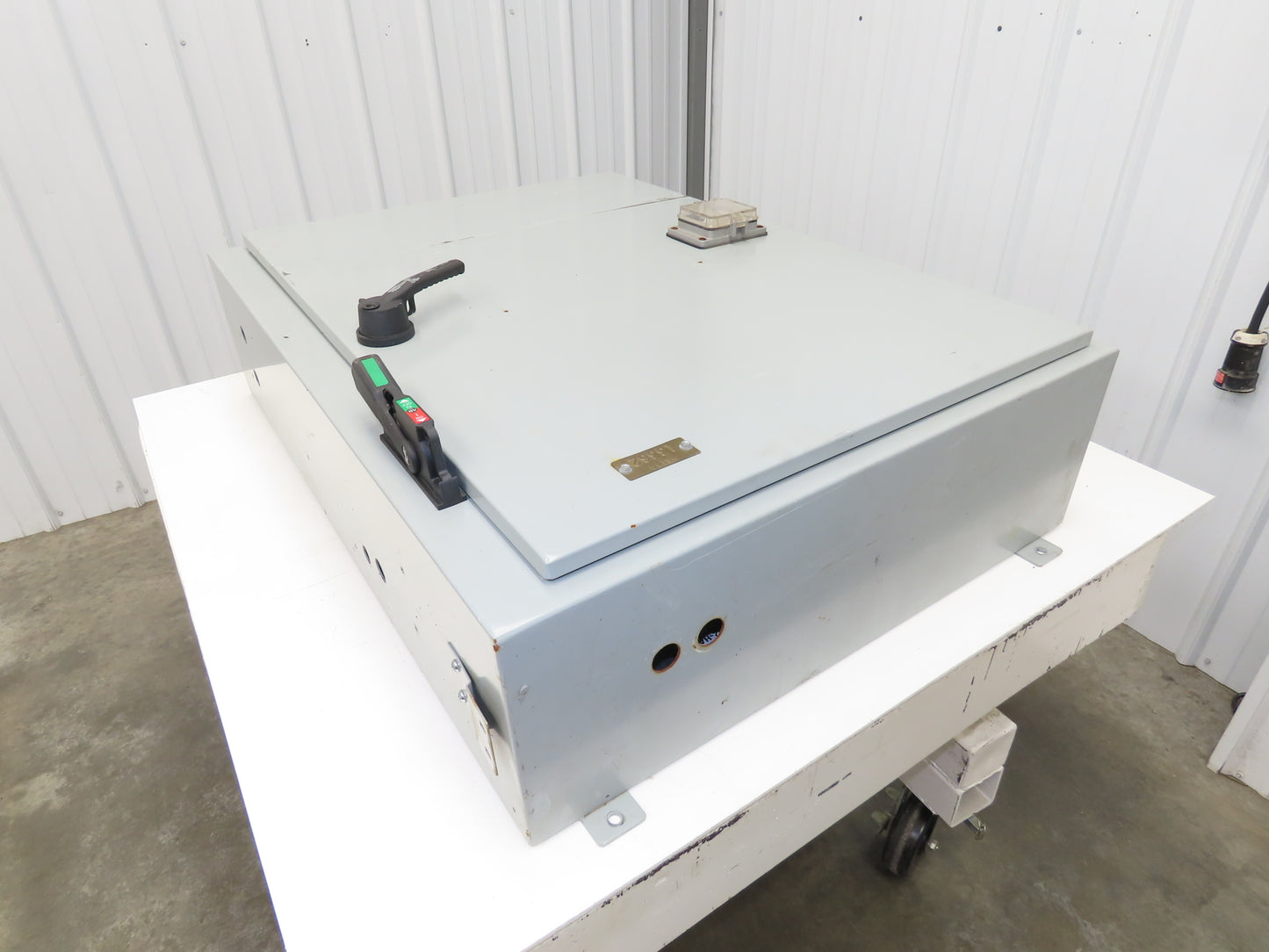 Hoffman A42SA3212 Electrical Enclosure 42x32x10" 30A Disconnect Backpanel JIC