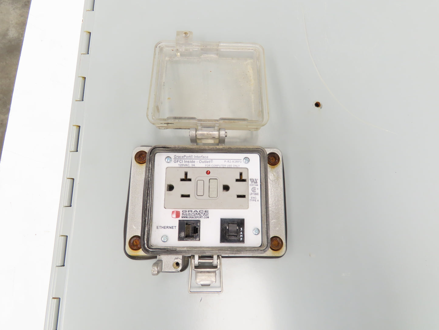 Hoffman A42SA3212 Electrical Enclosure 42x32x10" 30A Disconnect Backpanel JIC