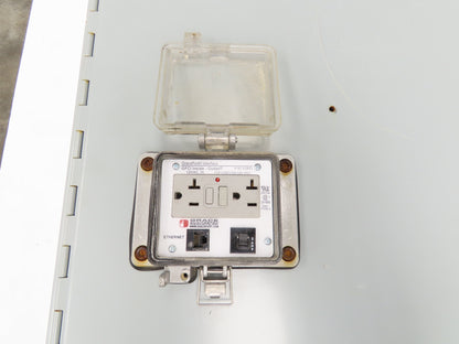 Hoffman A42SA3212 Electrical Enclosure 42x32x10" 30A Disconnect Backpanel JIC