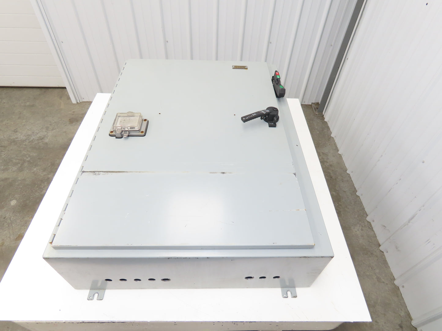 Hoffman A42SA3212 Electrical Enclosure 42x32x10" 30A Disconnect Backpanel JIC