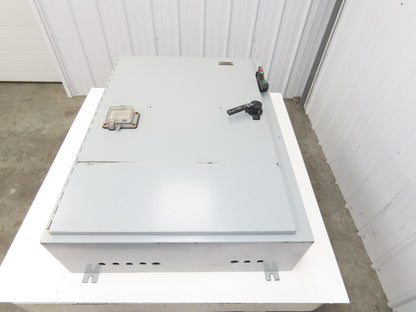 Hoffman A42SA3212 Electrical Enclosure 42x32x10" 30A Disconnect Backpanel JIC