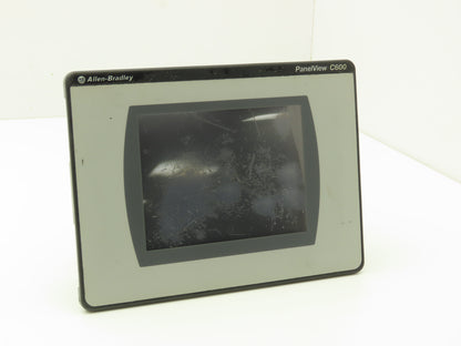 Allen Bradley 2711C-T6T PanelView C600 HMI Control Panel Ser A 24VDC