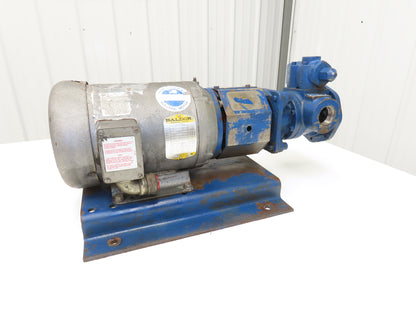 Gorman Rupp GHC1 1/2GF3-B0003 Positive Displacement Gear Pump 1.5"NPT 23GPM 3Hp