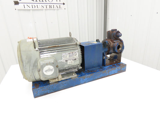 Gorman Rupp GHC1 1/2GF3-B0004 Positive Displacement Gear Pump 1.5"NPT 15GPM 3Hp