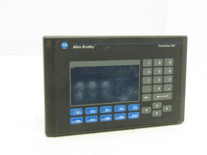 Allen Bradley 2711-B5A2X PanelView 550 Panel Display Interface Keypad Ser H READ