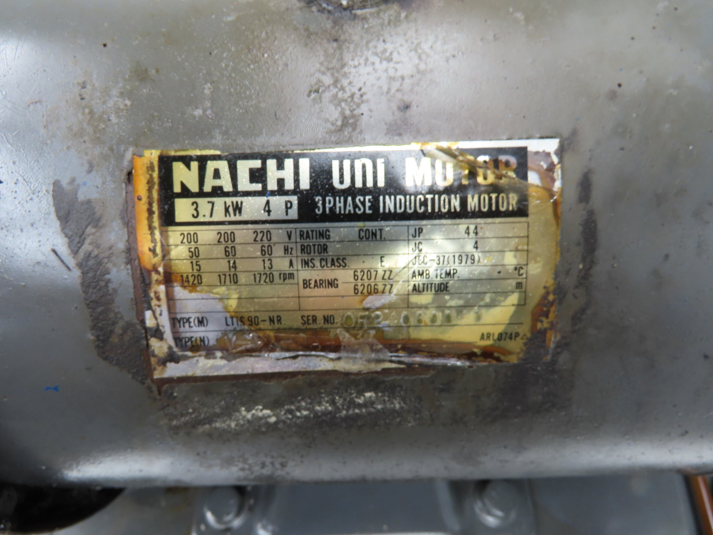 Nachi UPV-1A-22N2-3.7-4-12 Hydraulic Power Unit 18Gal 10gpm 2000psi 3.7kw 220V