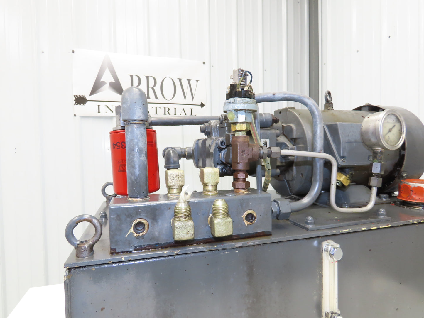 Nachi UPV-1A-22N2-3.7-4-12 Hydraulic Power Unit 18Gal 10gpm 2000psi 3.7kw 220V